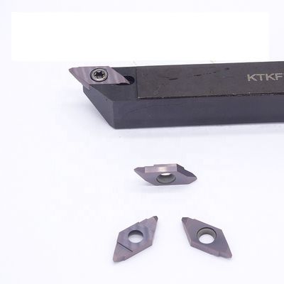 挿入物TKFT12R6005に通すCNCの炭化物の挿入物の旋盤CNCに塗るPVD
